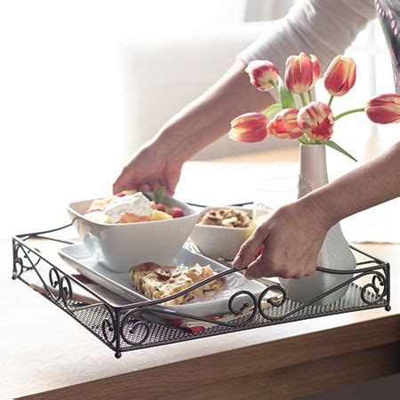 princess house metal tray|Princess House Meridian metal and Glass Tray 5339 .